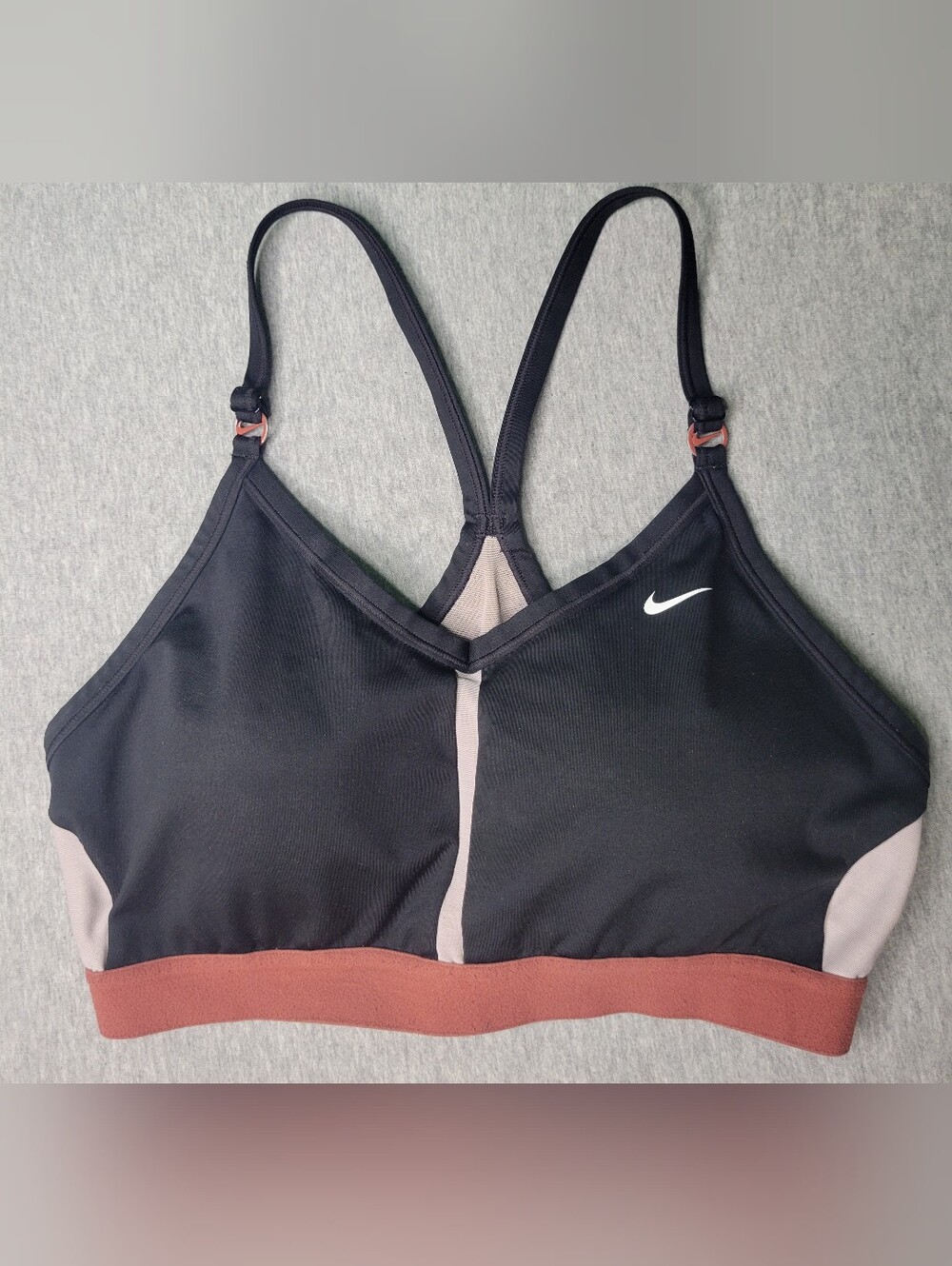 Nike Women Racerback Indy Light-Support Sports Bra Dri-FIT Sz XL Performance Pad
